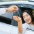 woman reaching for car keys